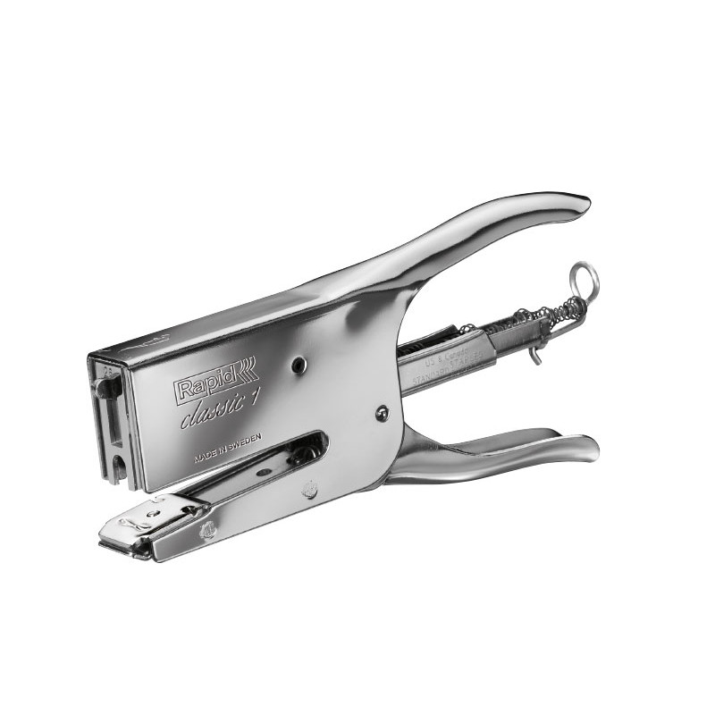 Grapadora Tenaza Rapid K1 Metal Cromado 50 hojas