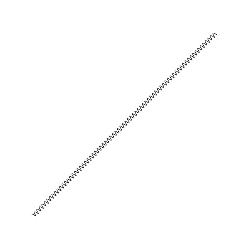 Espirales Metálicas Negras 8 mm (Pack de 25)