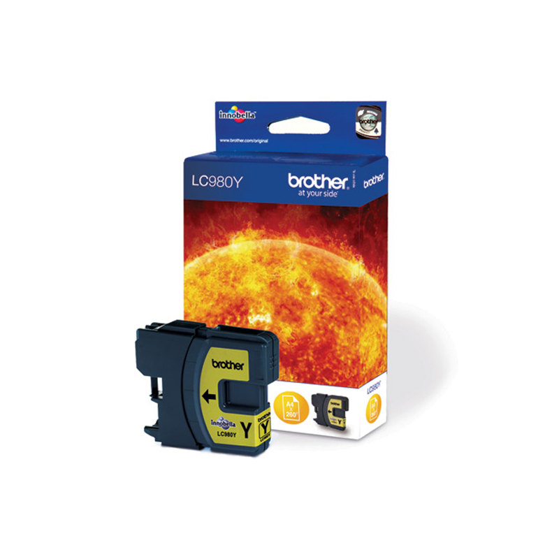Cartucho inkjet Brother LC-980 Amarillo 300 páginas