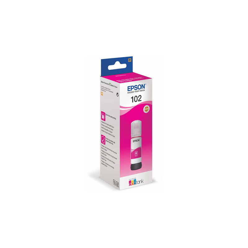 Inkjet Epson 102 hasta 6.000 páginas magenta (70ml)