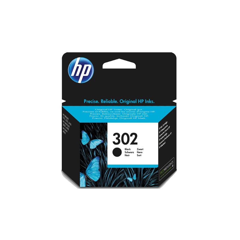 Cartucho inkjet HP 302 negro 190 páginas