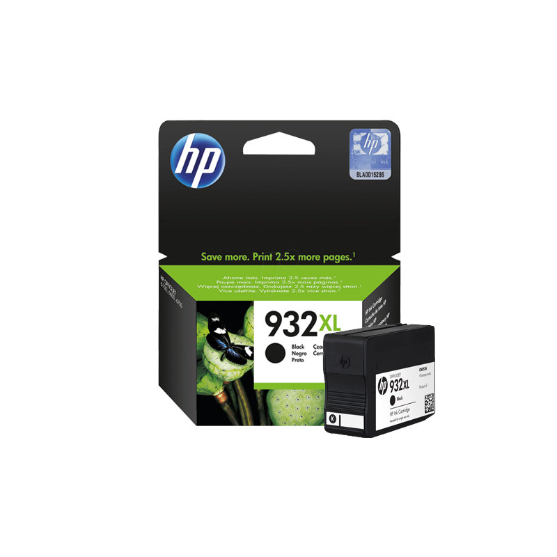 Cartucho inkjet HP 932XL de alta capacidad negro 1000 páginas