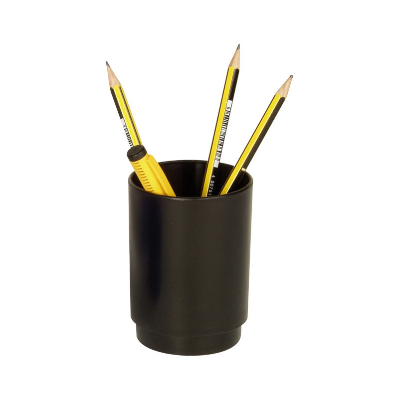 Cubilete Portalápices Plástico A-Series Negro