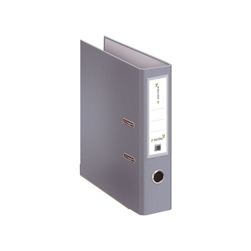 Archivadores de palanca Gris A4 Lomo 75 mm