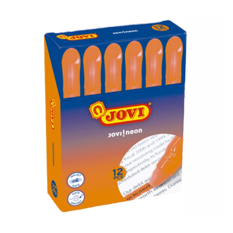 Marcador De Cera Naranja Flúor